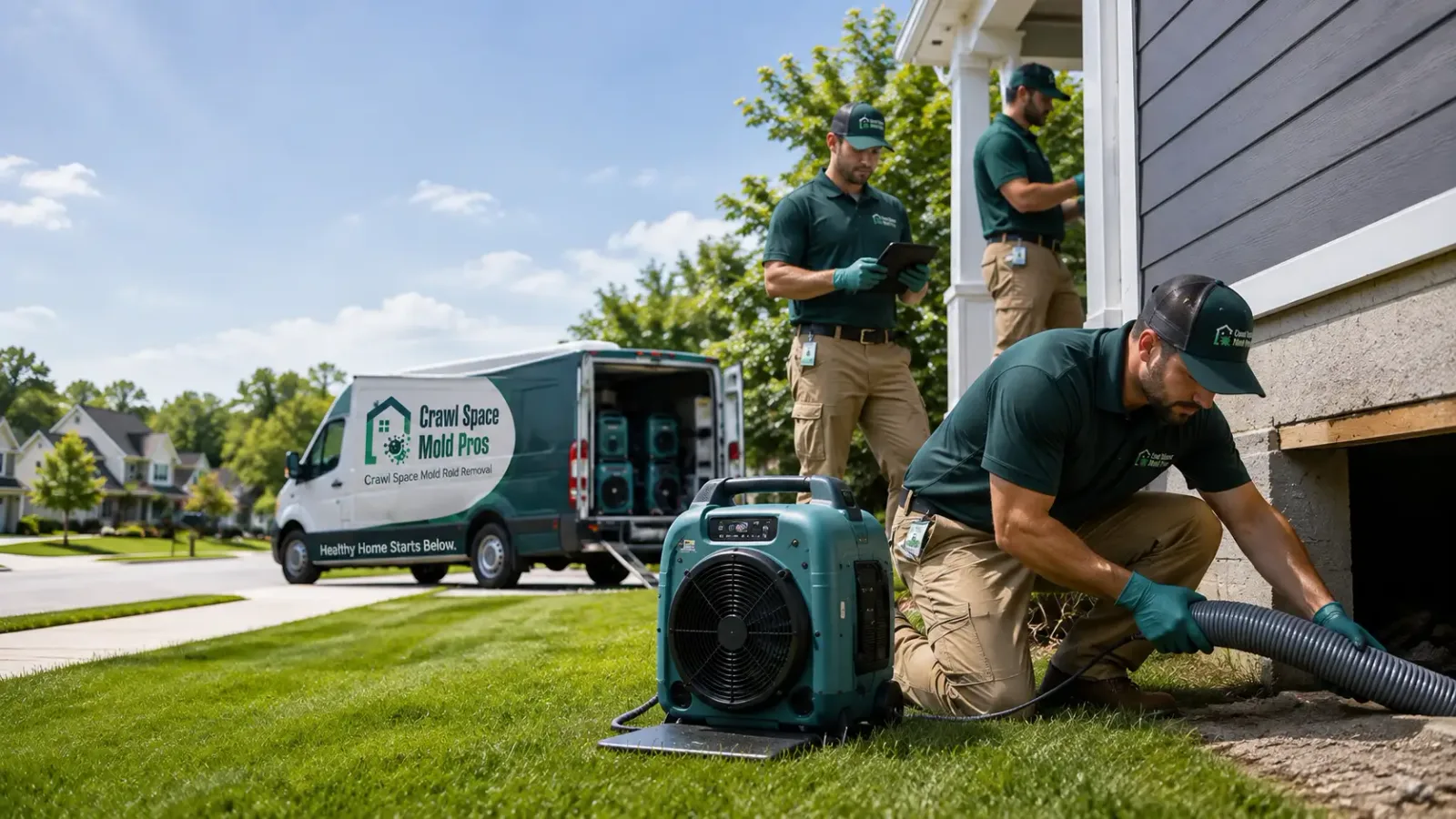 Crawl Space Mold Removal in Friendsville, PA